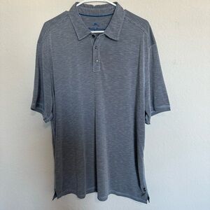Tommy Bahama Island Zone Gray Shirt Sz Xl/TG